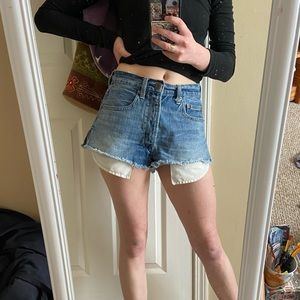 jean shorts